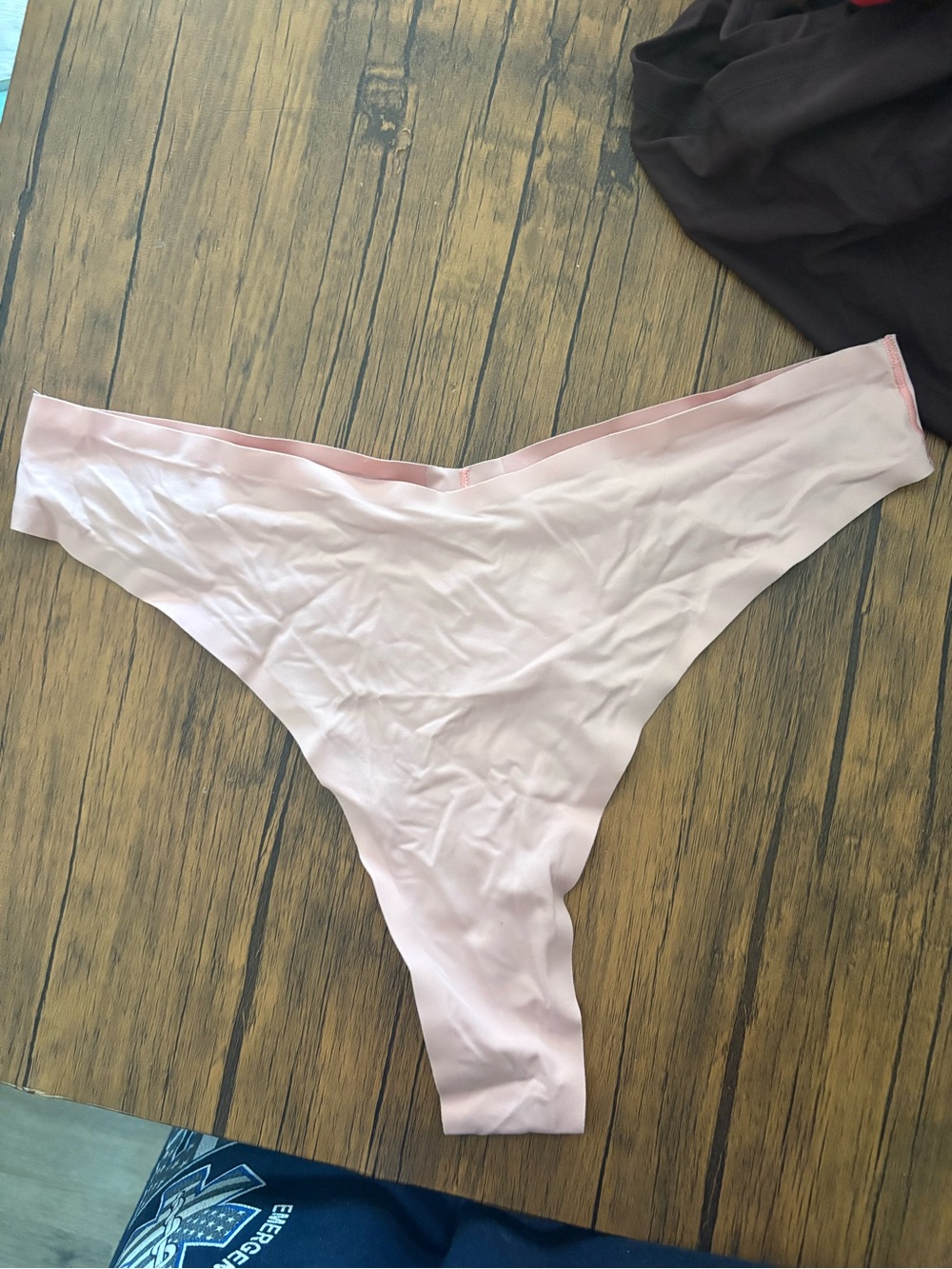 Light Pink Seamless Bikini Bottoms — Women's Low-Rise Swim Brief